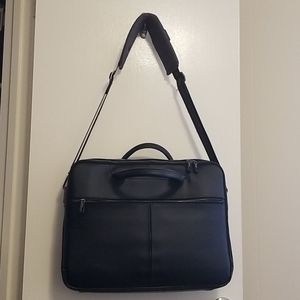 Dell Leather Briefcase / Laptop Bag- LIKE NEW